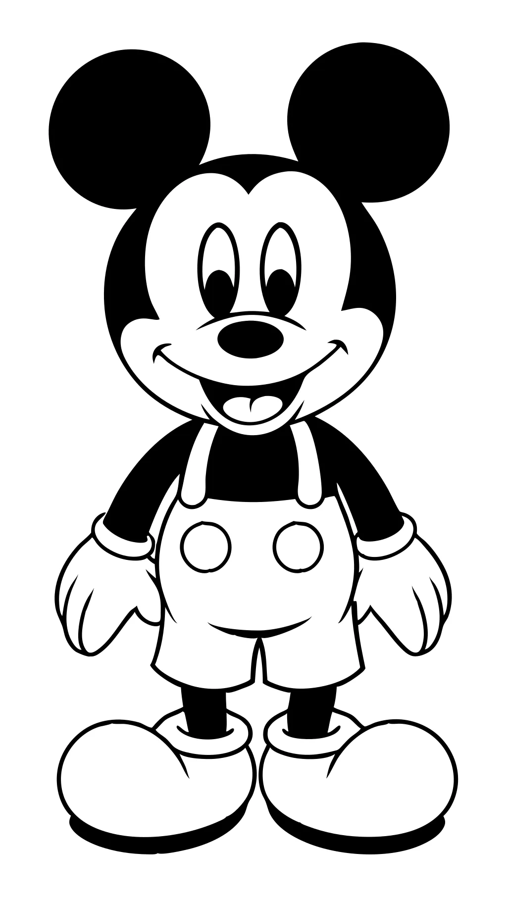 coloriages gratuits de Mickey Mouse